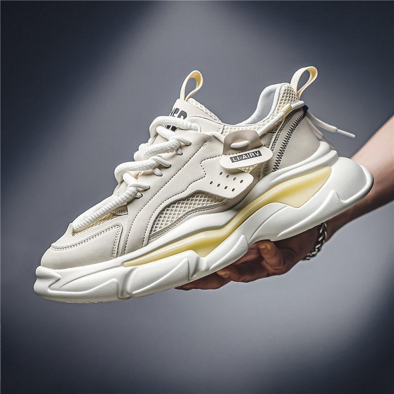 Fashion Mesh Upper Low-Top Sports Shoes for Men Breathable Outdoor Running Miked Colour On Clearance High Quality Gym Man Casual Sneaker