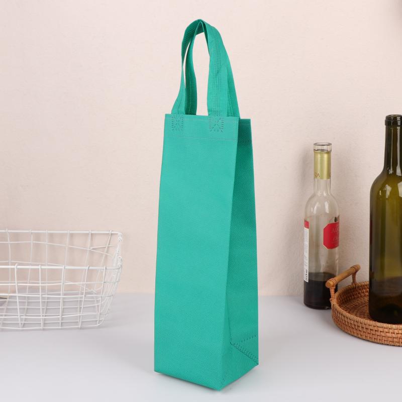 Wine Bag Non-Woven Fabric Tote Bottle Wine Carrier Bag Padded Wine Cooler Gift For Wine Lovers Or Wedding