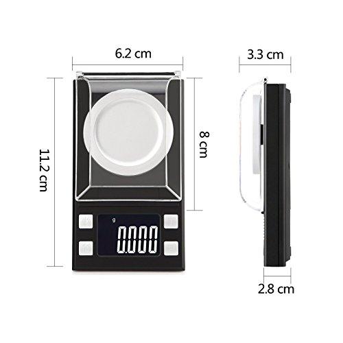 Portable Pocket Digital Scale, 0.001g-50g Precision, Professional-Grade, Digital Scale, Electronic Balance