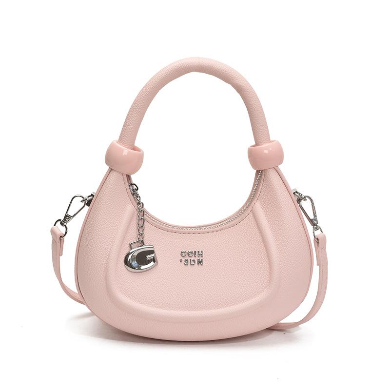 Niche design bag women's new trendy popular versatile messenger bag portable crescent bag