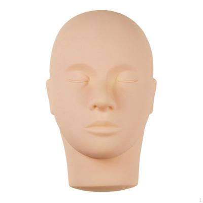 Lash Mannequin Head Training Professional Practice Doll Model for Beauty Salon Home