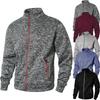 Men's Casual Fleece Jacket - Multi-Color Options