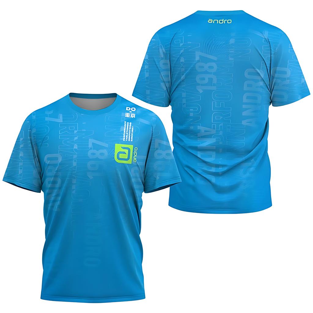 Summer 2026 Best-selling Badminton and Table Tennis Club Men's 3D Printed Short Sleeved T-shirt