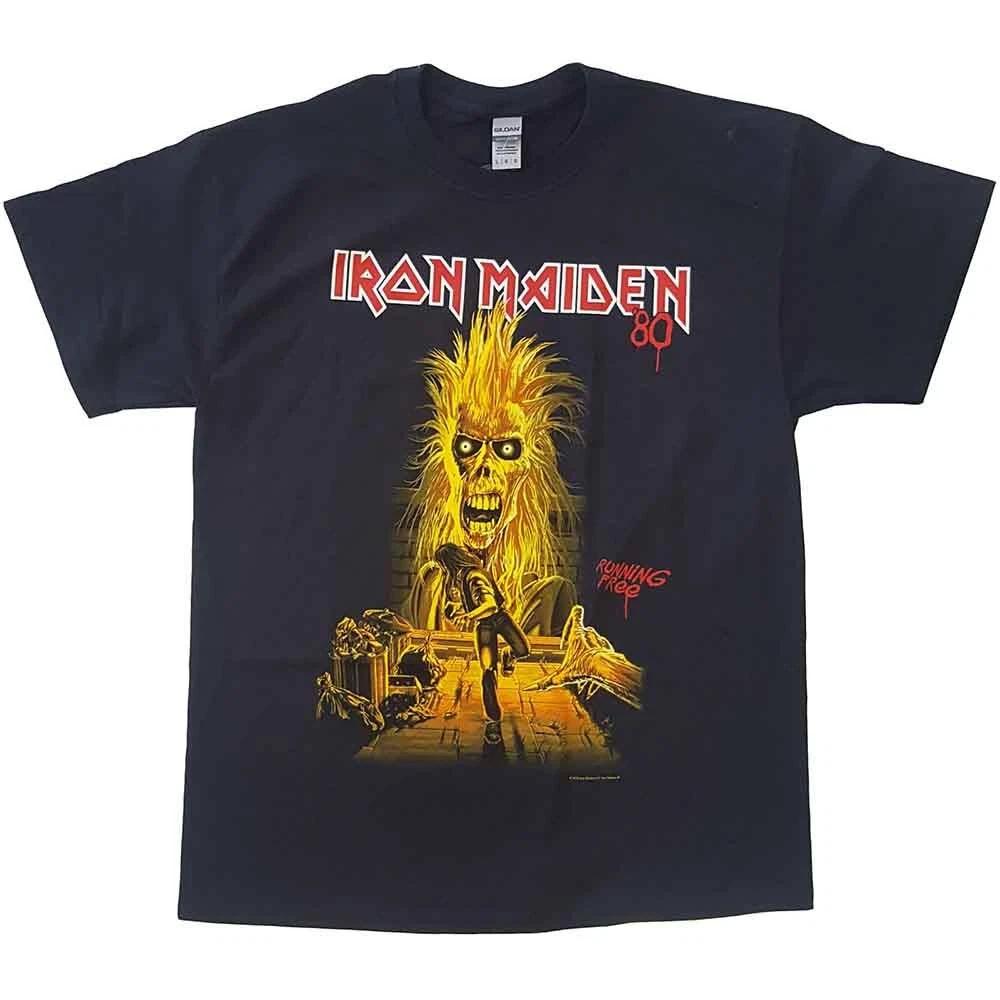 

Классический рок метал группа футболка Iron Maiden Мужская футболка к 40-летию дебютного альбома XL