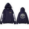 Motorcycle Hooded Sweatshirt Spring Man Printing Zipper Hoodie Outdoor Sports Loose Ventilate