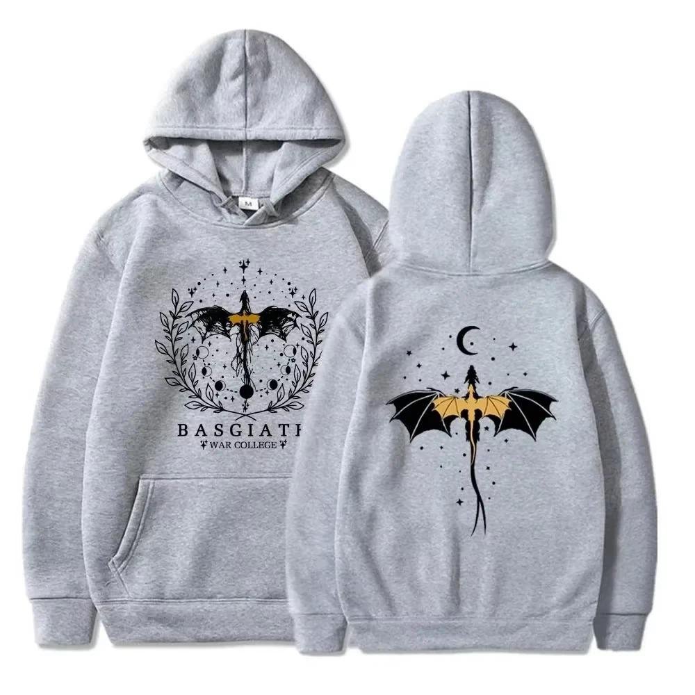 European American Fashion Men Women's Hoodies Fourth Wing Graphic Print Pullover Casual Kids Hoodies Long Sleeve Clothing