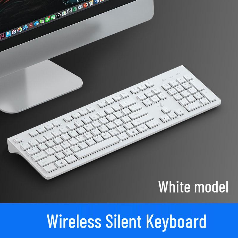 

Wireless Chocolate Keyboard and Mouse Set - Silent Typing for Office and Laptop Use.