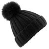 Unisex Adult Verbier Faux Fur Pom Pom Beanie