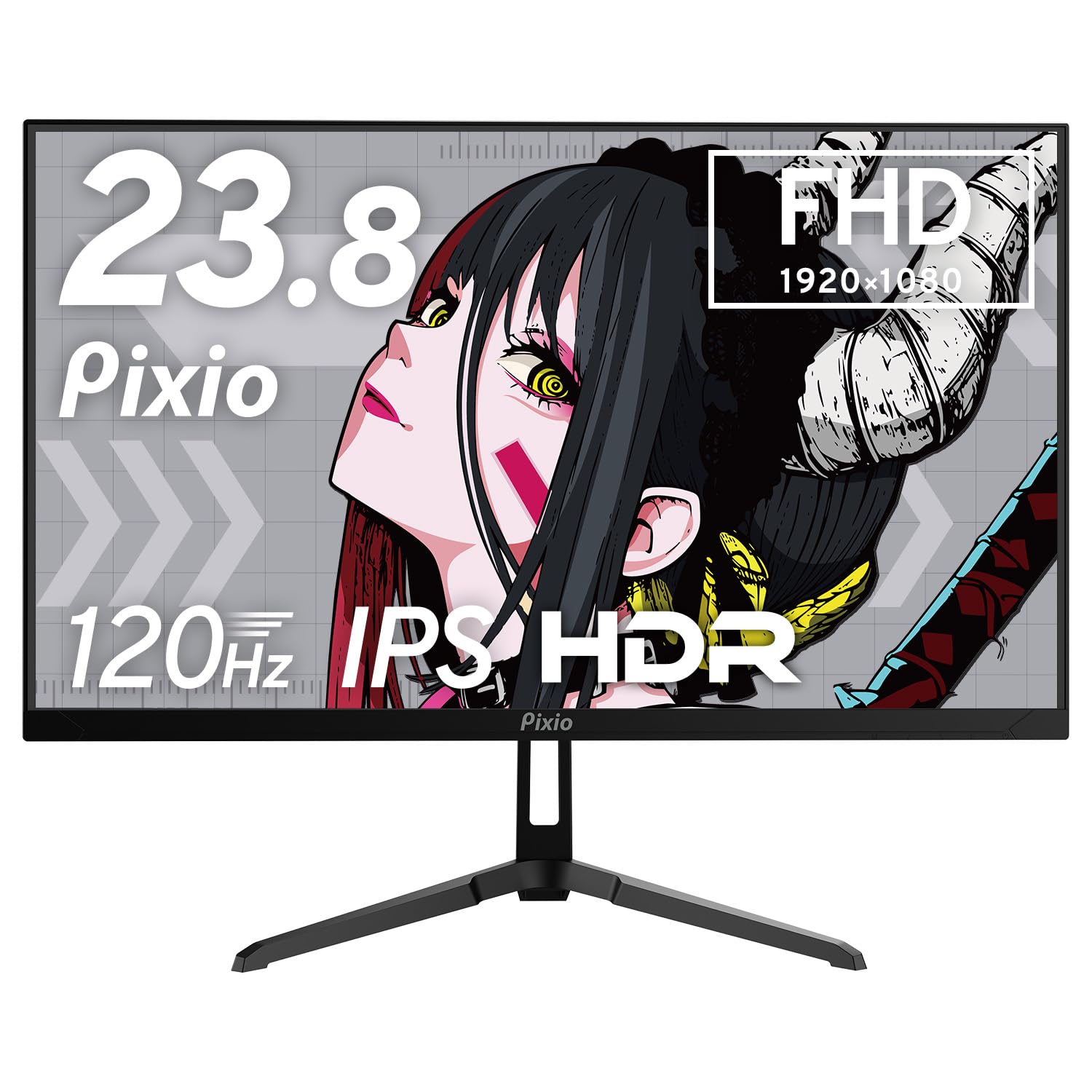 

Pixio PX246 Wave Gaming Monitor 23.8 inch Black FHD 120Hz IPS Pixio HDMI VGA 4ms PS5