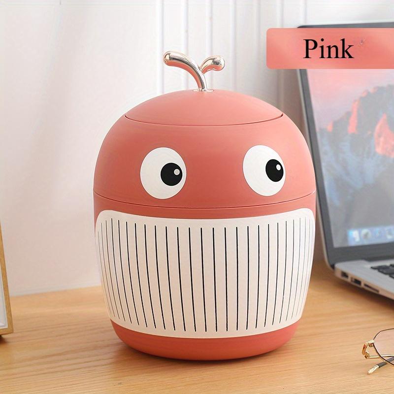 Small Whale Desktop Garbage Bin, Light Luxury Style, Cute Mini Office Desk, Tea Table Storage Bin, Small Desk Bin