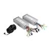 36 48V 1000W Motor Bürstenloser Geschwindigkeitsregler Dualantrieb-Kit mit Wasserdichtem LCD-Anzeigemeter für Elektrofahrrad