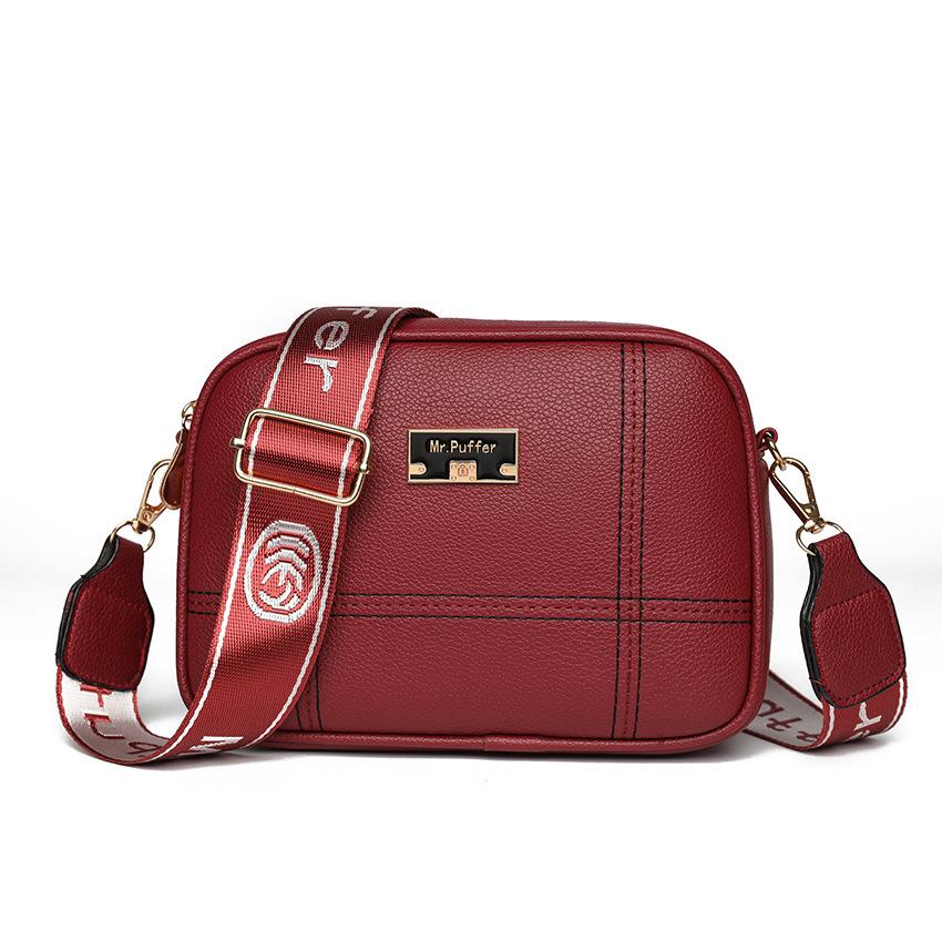 Damentasche Nische Schlicht Kontrastierend Damen Ein-Schulter Umhängetasche Neue Sommermode Kleine Quadratische Tasche