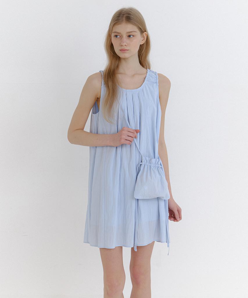 Laminez Pure Pintuck Dress Set - Sky Blue