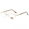 2024 Men Vintage Fashion Reading Glasses Transparent Far Sight Eyeglasses Unisex Square Retro Presbyopic Eyewear Magnification