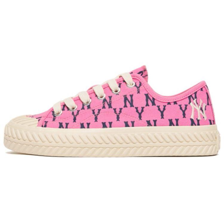 MLB Playball Canvas Lässige Low-Top-Sneaker Unisex-Sneaker Rosa 3ACVVC31N-50PKD 38 pink