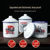 OLOEY Vintage Enamel Mug Set