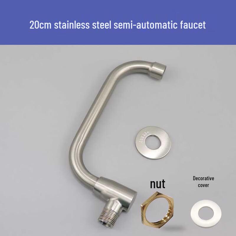 WDOFS Kitchen Wall-Mounted Single Cold Swing Faucet