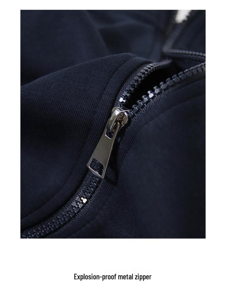 American Grey Women's Loose Fit Cardigan Hoodie - Early Autumn Casual Wear