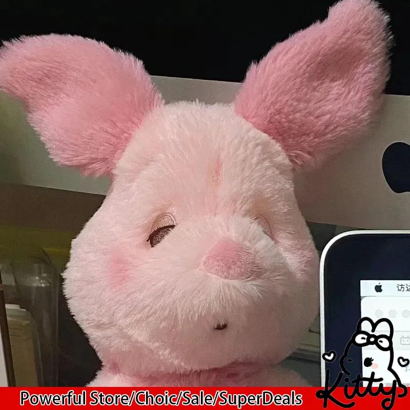 Cartoon Sleepyhead Piglet Plush Toy Soft Cute Pink Sleeping Companion Soothing Doll Pillow Room Decoration Kids Festival Gifts