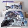 Epic Ancient Battle Custom Name Pattern Bedding Quilt Set Quilt Cover Pillowcase Home Birthday Gift(1 * duvet cover + 2 * pillowcase, without core)