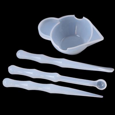1 Set Mix Cup Stampo in silicone Strumenti in resina epossidica Gioielli fai da te Creazione di bastoncini fatti a mano