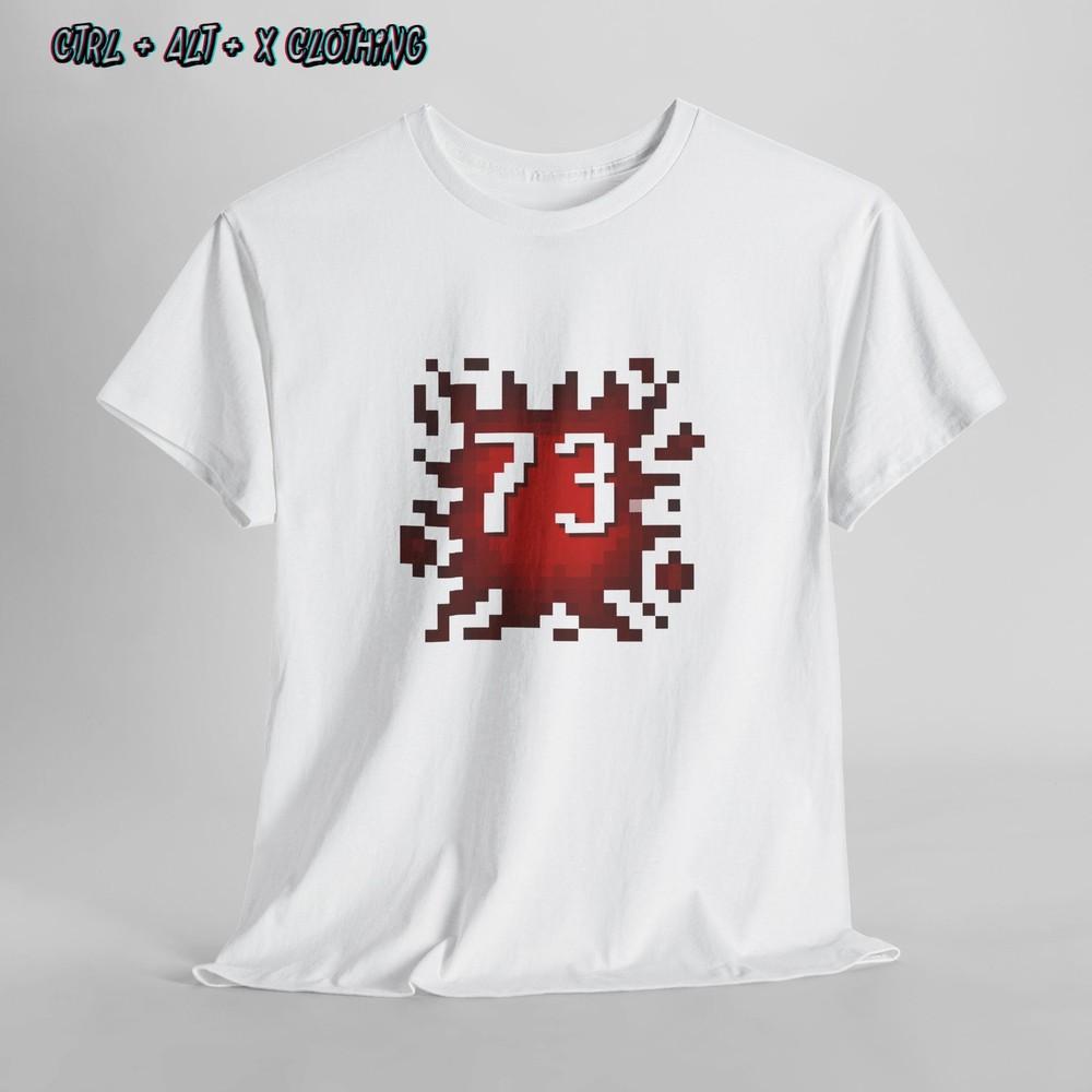 

Runescape, Игровая футболка, Игровой топ, Junimo Farms Hitsplat 73 B0aty Футболка OSRS L