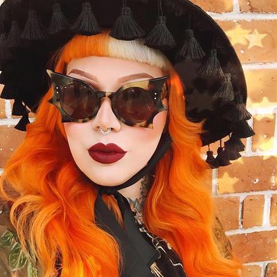 Occhiali da Sole Hip-Hop Pipistrello 2024 per Donna - Accessorio alla Moda in Stile Europeo e Americano per Feste e Festival
