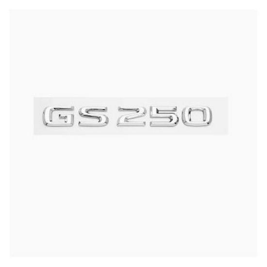 Compatible with Lexus GS350, GS250, GS300, GS400, GS430 Rear Emblem: Letter & Displacement Emblems