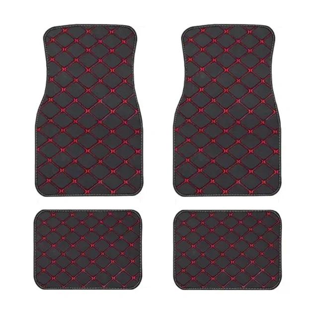 4 PCS Universal Style Car Floor Mat for PEUGEOT 206 307SW 308 407 408 508sw 208 2008 3008 4008 5008 Car Accessories Amagi
