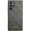Guess Guhcs23Lg4Gfgr S23 Ultra S918 Szary/Grey Hardcase 4G Metal Gold Logo