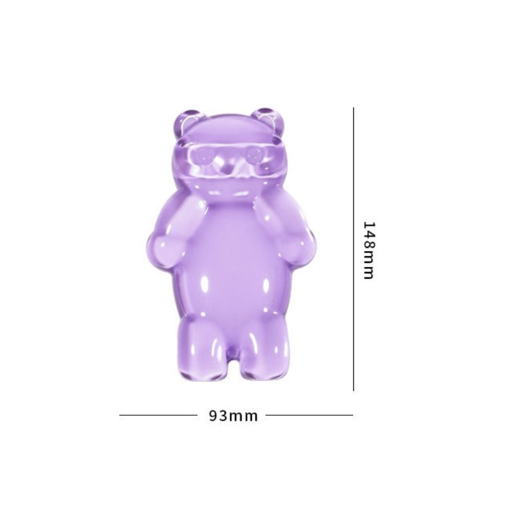 Waterproof Cartoon Bear Mouse Pad Cute Design Comfortable Anti-slip Mouse Pad Hand Rest Soft Material Wrist Guard Mouse Pad
