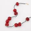 Minority Design Red Bead Necklace Korean Style Y2K Clavicle Chain Fruit Cherry Necklace  Vacation