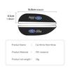 2pcs Car Rearview Mirror Rain Eyebrow Protector Stickers For Ford Fiesta Ranger Mondeo Escape Ecosport Fusion Explorer