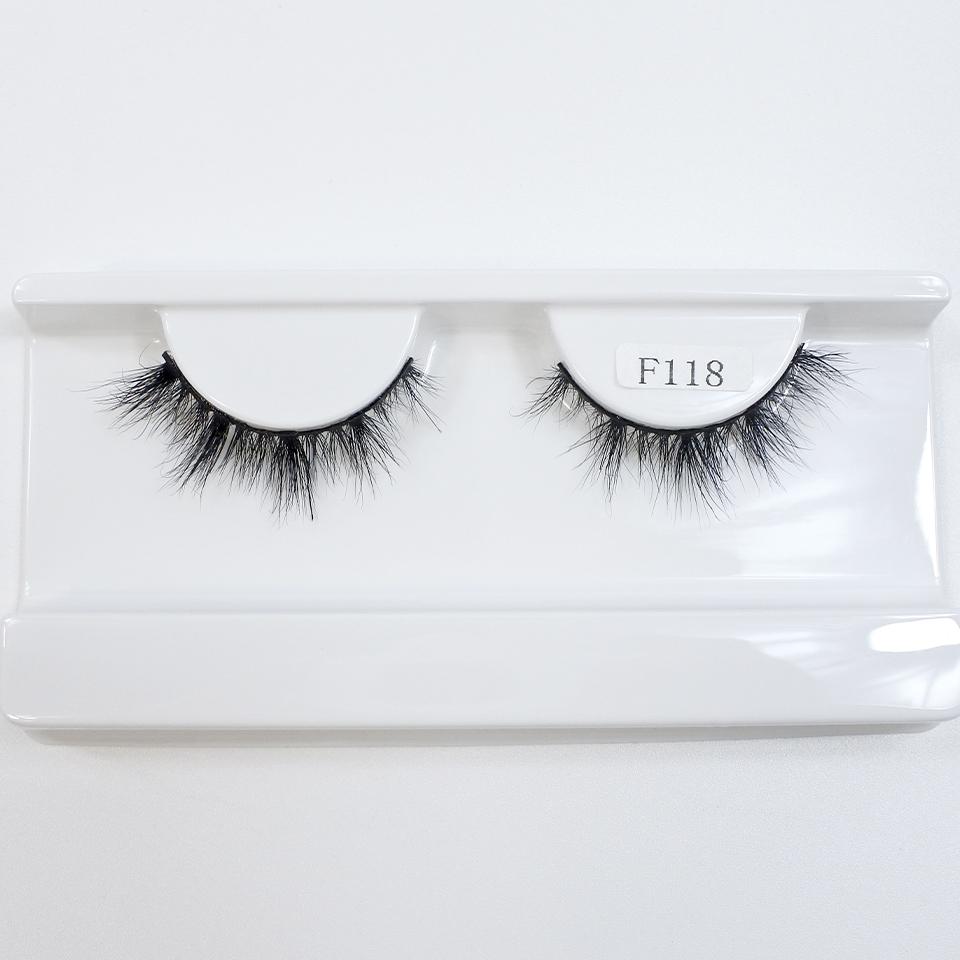 8mm-12mm Natural Mink Lashes New Arrival Short Wispy 3d Mink Eyelashes Wholesale Makeup & Beauty Cat Eye Lashes
