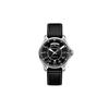 Ceas Automatic Mecanic Khaki Seria Aviație Pilot Data Dublă Bărbați Oțel Negru Piele H64615735