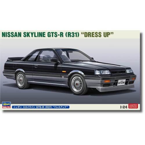 Hasegawa 1/24 Nissan Skyline GTS-R (R31) Dress-Up Plastic Model Kit 20657