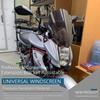 For Suzuki GSR750 GSR600 GSR400 GSR 400 GSR 600 GSR 750 Motorcycle Street Bike Adjustable Windshield WindScreen Fit ALL Year