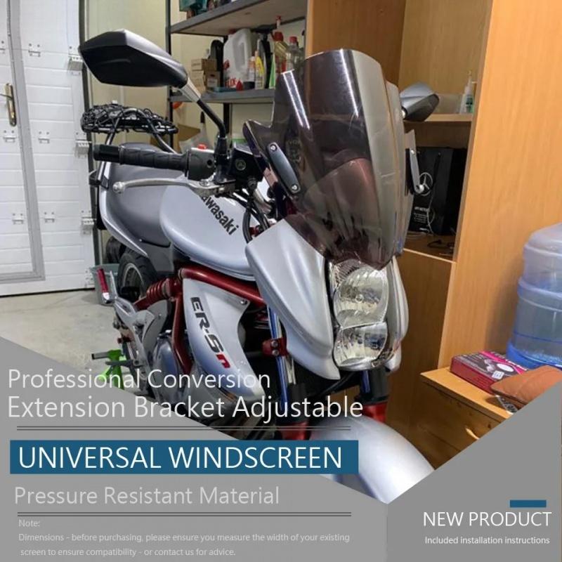 For Suzuki GSR750 GSR600 GSR400 GSR 400 GSR 600 GSR 750 Motorcycle Street Bike Adjustable Windshield WindScreen Fit ALL Year