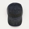 Supreme Leather Applique 6-Panel Black