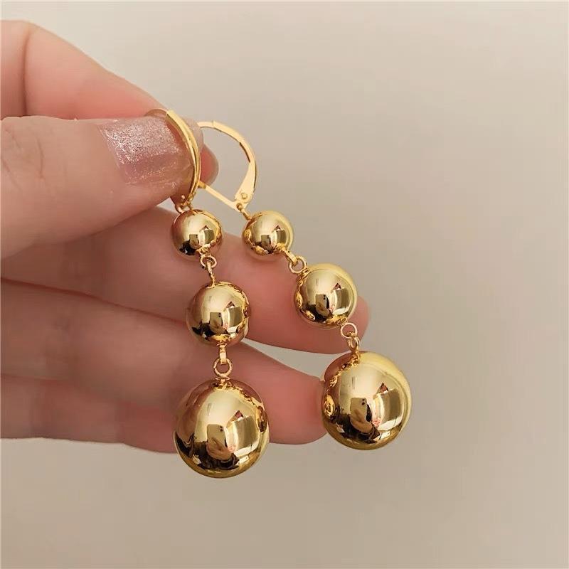 Y2K Irregular Pentagonal Star Earrings Beaded Tassel Design Adjustable Earrings Sweet Trend Earrings Buckle Women Party Jewelry