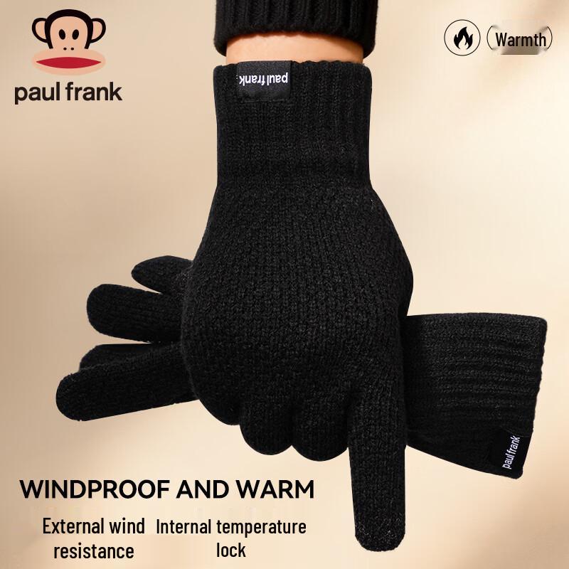 Paul Frank Men s Winter Warm Touchscreen Knitted Gloves One Size