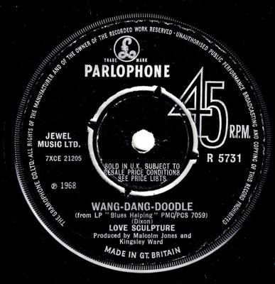 7inch Record LOVE SCULPTURE  WangDangDoodle R5731 Parlophone 1968 UK Rock Used