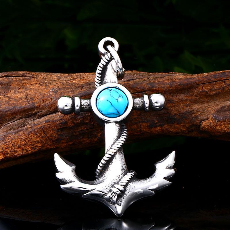 Beier 2022 New Design Stainless Steel Viking Anchor Pendant For Men Women Vintage Retro Personality Jewelry