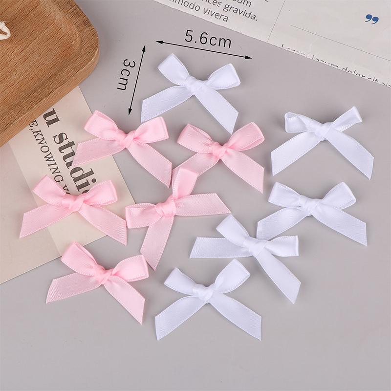 

10 шт./упак. розовый белый бант сердце материал обложка карты сделай сам украшение Kpop держатель для фотокарт материал аксессуары подарок as the picture