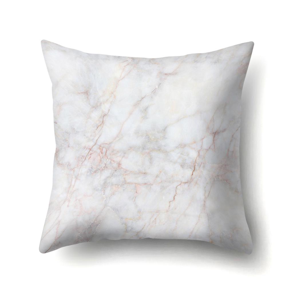 Geometric Marble Pattern Polyester Pillow Case European and American Fashion Simple Pillow Case