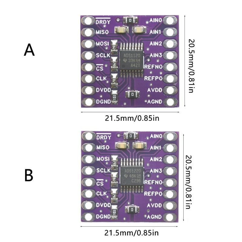 Low Power 16Bit 24Bit Analog To Digital Conversion Module SPI Port Multi Channel Input Programmable Gains Amplifiers