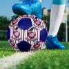 SAN LORENZO Indoor Soccer Ball Colorful All Ages Size 5 Machine Stitched PVC Competition Ready Durable High-Bounce