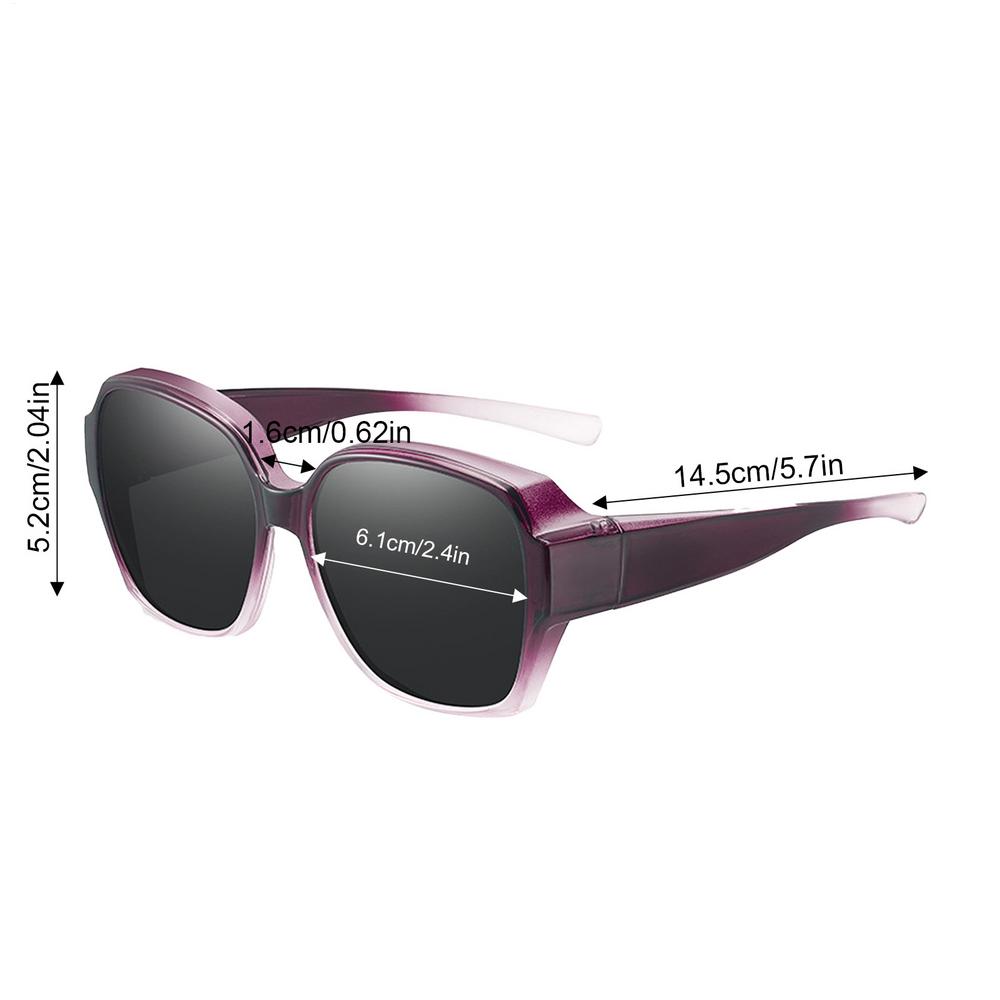 Anti-UV Sunglasses Polarized Fit Over Glasses Sunglasses Fitover Wrap Around Eyewear Unisex Eyewear Outdoor Travel Sun Glasses