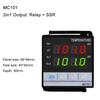 MC101 Digitaler PID-Temperaturregler Relais-/SSR-Ausgang 48mmx48mm 85-265VAC Unterstützt ℃/℉ Temperaturanzeige