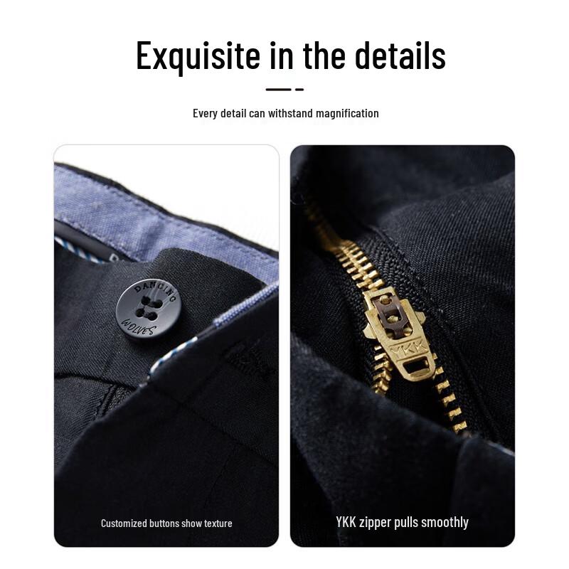 Dancing with Wolves Men's Modal-Lyocell Blend Cropped Casual Pants